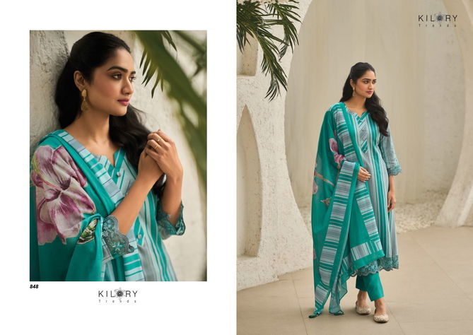 Summer Garden By Kilory Jam Cotton Dress Material Wholesale Market In Surat